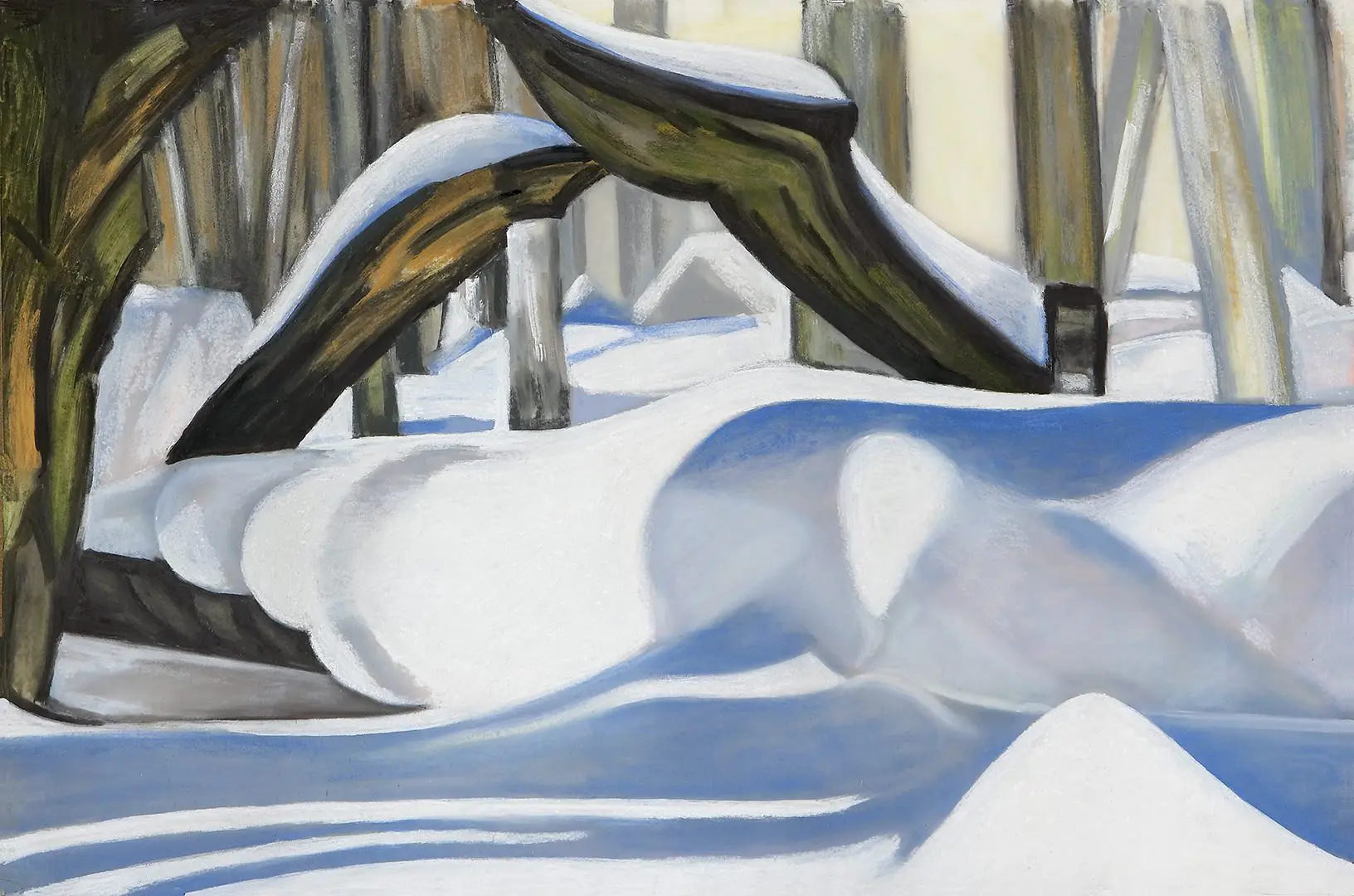 Canadian winter landscape