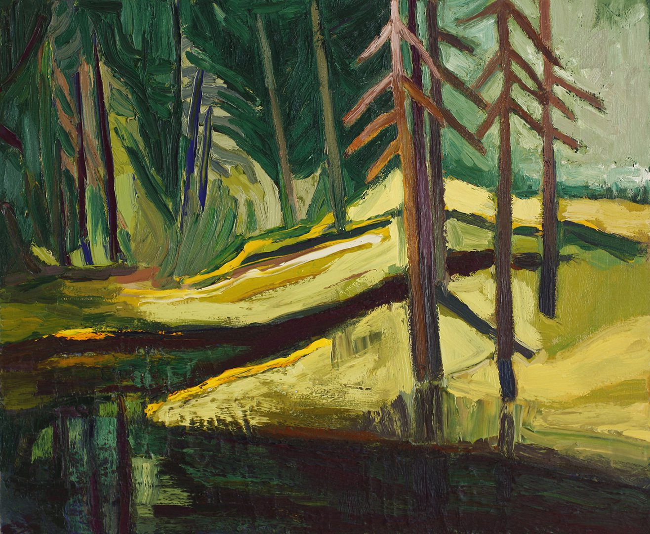 Algoma Swamp oil paint on canvas